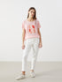 LC Waikiki Crew Neck Printed Combed Cotton Women's T-Shirt